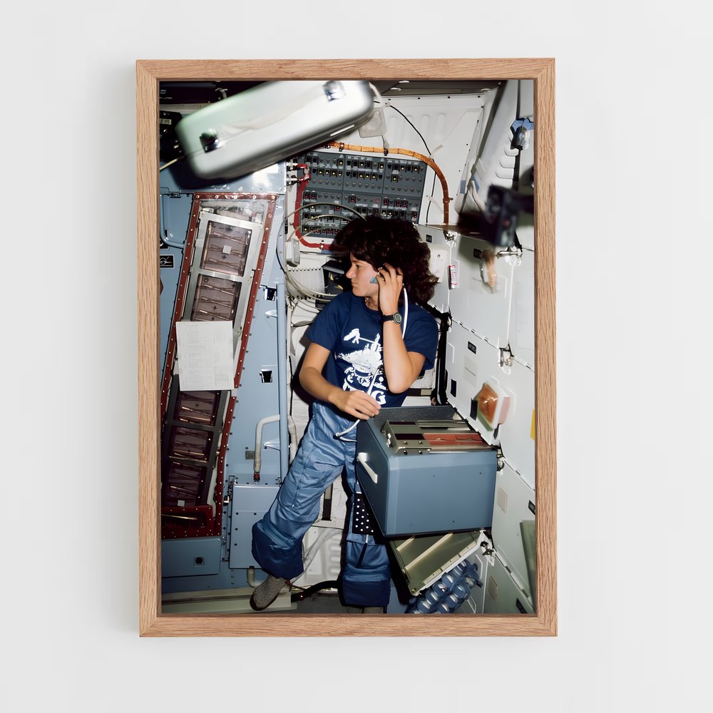 Poster Sally ride – affiche Astronautes (vue 4)